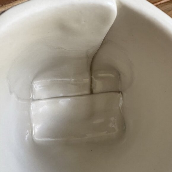 Handmade Pottery Coffee Mug Colleen Deiss  Bicycles Cream Green Glazed Ceramic - Picture 8 of 12